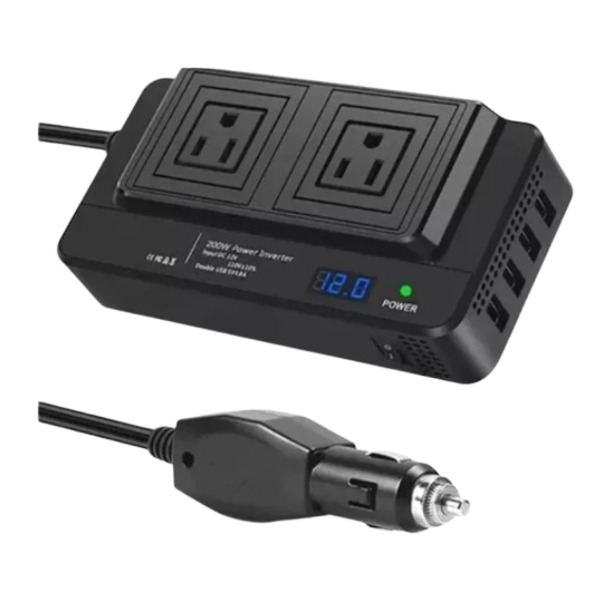 Inversor Multitoma Para Carro Portátil U