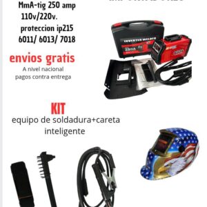 🔥 KIT de Soldadura Inversor MMA-TIG 250