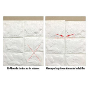 COMBO 15 UND PANEL ADHESIVO 3D PARA PARE