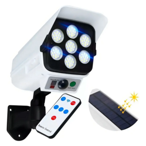 Lámpara Panel Solar Luz Led Seguridad