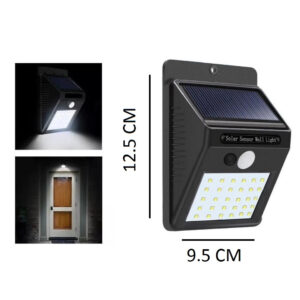 2 Lamparas De Panel Solar Exterior 30LED