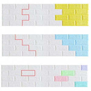COMBO X 12 PANEL ADHESIVO 3D PARA PARED