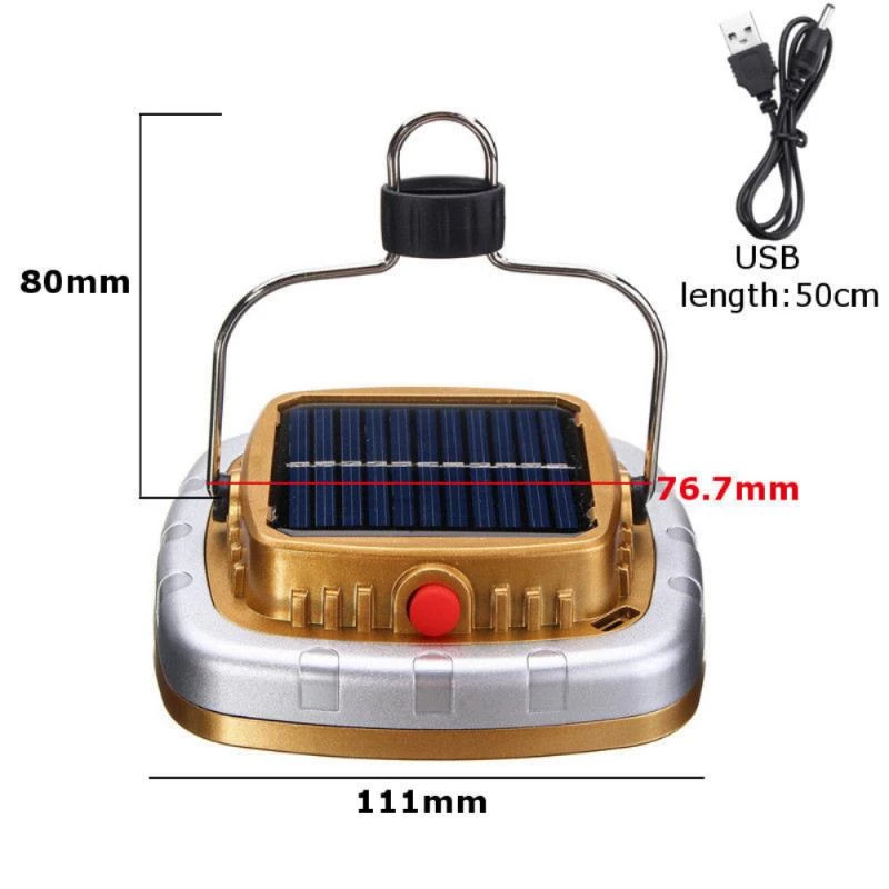 Lámpara Led Solar Usb 5v Recargable