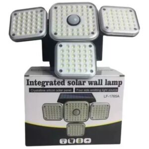 Lampara Solar Reflector Led 4 Cabezas