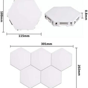 LAMPARA LED TÁCTIL HEXÁGONAL