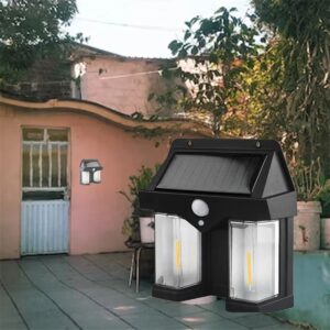Lámpara solar Jardin panel solar