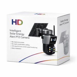 CAMARA PANEL SOLAR DOBLE LENTE Y 2 VIAS