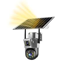 CAMARA CON PANEL SOLAR DOBLE LENTE Y DOB