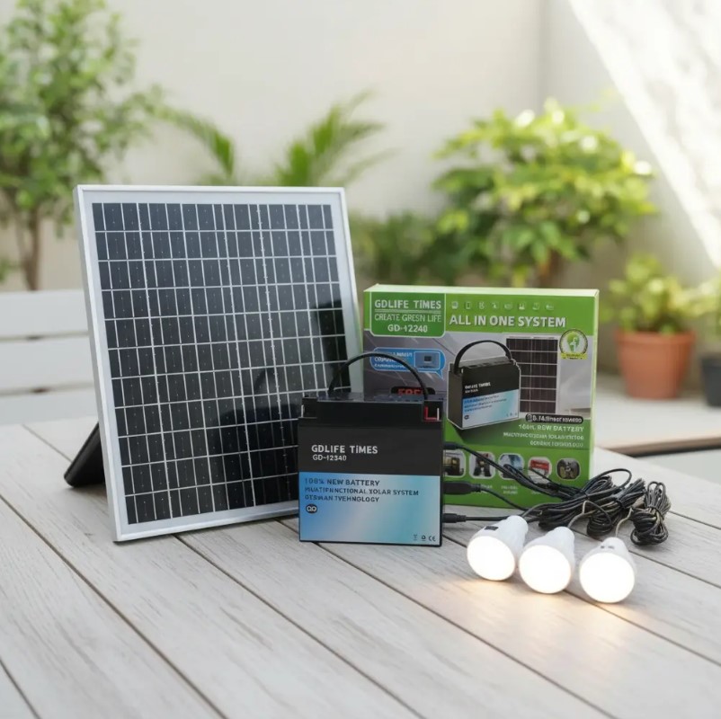 Bateria Solar Recargable Panel Solar Bo
