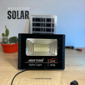 REFLECTOR CON PANEL SOLAR DE 50W
