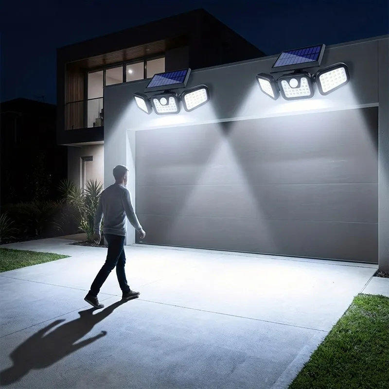Lampara Triple Reflecto Led Panel Solar