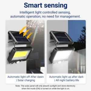 Lámpara Solar con Sensor de Movimiento