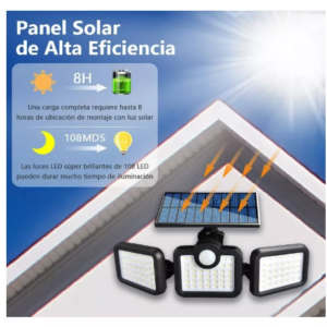 LÁMPARA SOLAR JY-1725A 74 LED