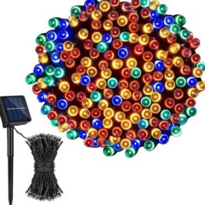 LUZ LED PANEL SOLAR NAVIDEÑA 100L