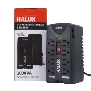 Regulador 1000Va-600W 8Sal Computador Halux