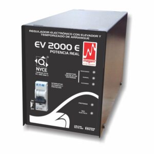 Regulador de Voltaje con Elevador MAGOM 2000W 120V Monofásico 4 Tomas