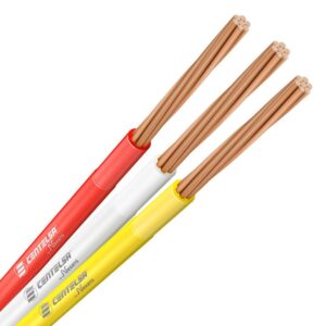 Propack 3 Rollos De Cable #12 X 100M Amarillo, Blanco Y Rojo