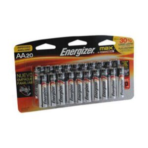 Pilas alcalinas AA 20Und 300% más duración Energizer