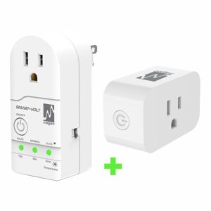 Kit 1 Protector de Voltaje Smartvolt + 1 Tomacorriente Inteligente Wifi Con 1 Salida