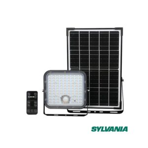 Reflector Led Jeta Solar 2900 Lúmenes Con Sensor Movimiento 3 Colores de Luz