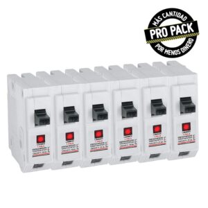 Taco 1 Polo 15Amp Enchufe Propack 6Und