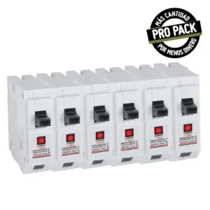 Taco 1 Polo 30Amp Enchufe Propack 6Und