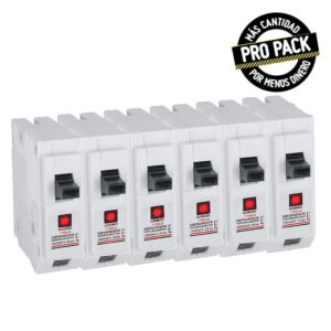 Taco 1 Polo 40Amp Enchufe Propack 6 Und