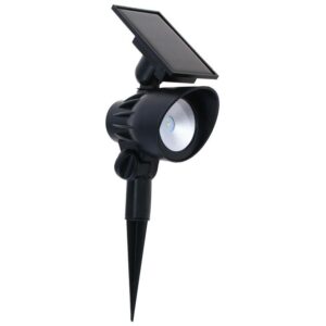 Estaca Solar LED Alta Luminancia Negra
