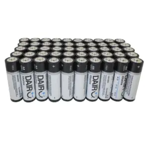 Pilas alcalinas Dairu AA 1.5V 50Und