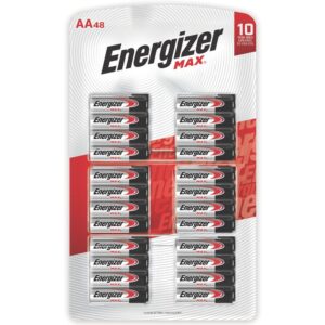 Pilas Alcalinas AA Max Plus 48 Unidades Larga Duración 300% Energizer