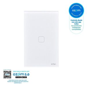 Interruptor Sencillo Inteligente Connect Iot Blanco