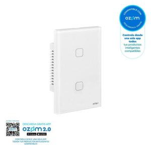 Interruptor Doble Inteligente Connect Iot Blanco