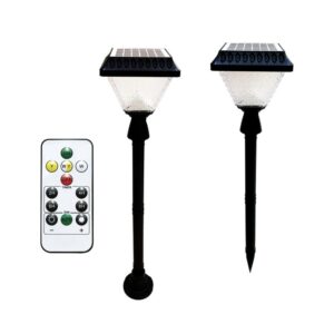 Estaca Solar Multicolor con Control 180 Lúmenes
