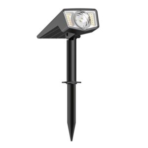 Estaca Solar Led integrado Rgbw Negro Just Home Collection